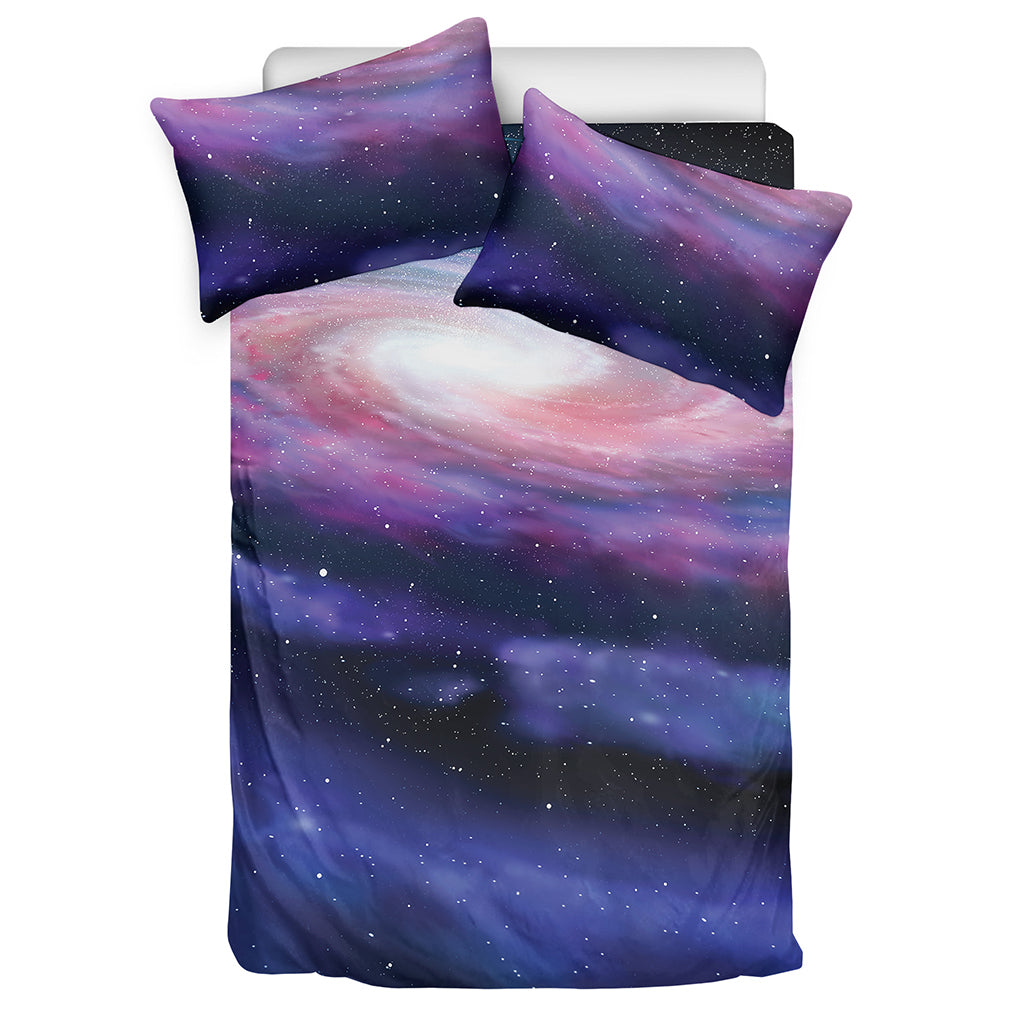 Spiral Milky Way Print Duvet Cover Bedding Set