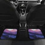 Spiral Milky Way Print Front and Back Car Floor Mats