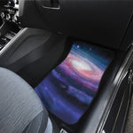 Spiral Milky Way Print Front and Back Car Floor Mats