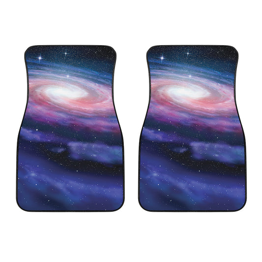 Spiral Milky Way Print Front Car Floor Mats