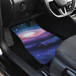 Spiral Milky Way Print Front Car Floor Mats