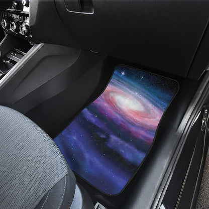 Spiral Milky Way Print Front Car Floor Mats