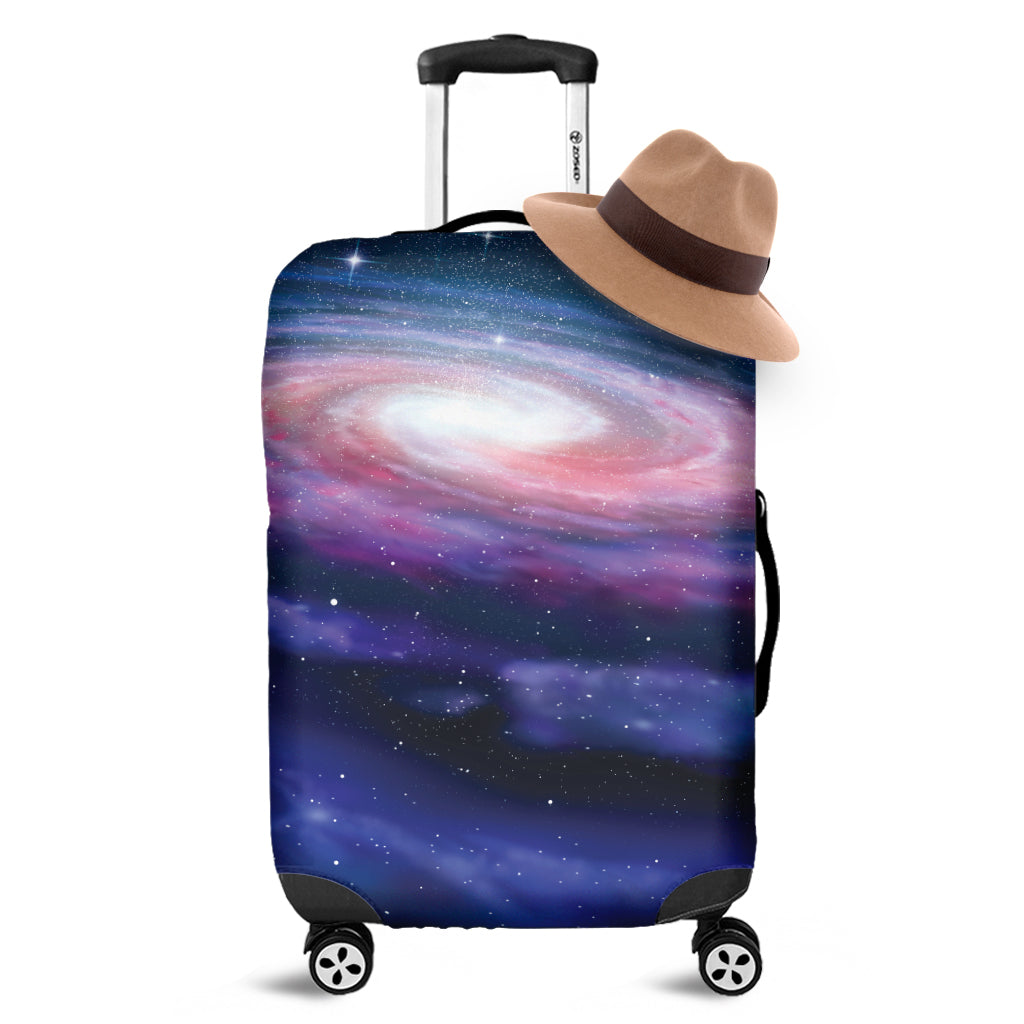 Spiral Milky Way Print Luggage Cover