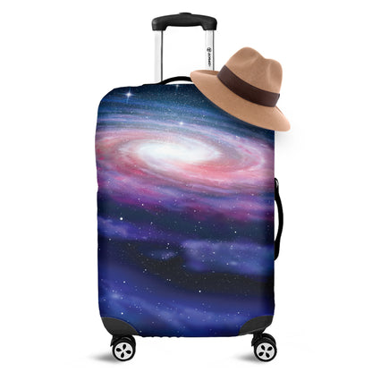 Spiral Milky Way Print Luggage Cover