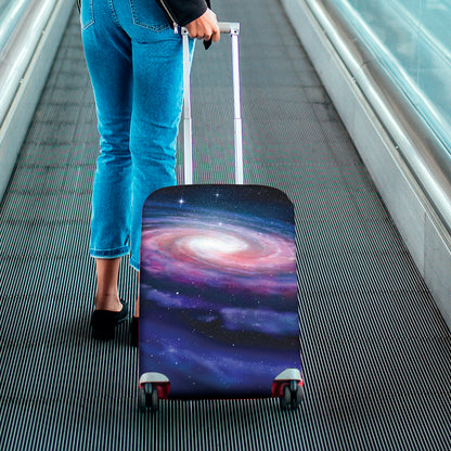Spiral Milky Way Print Luggage Cover
