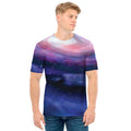 Spiral Milky Way Print Men's T-Shirt