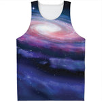 Spiral Milky Way Print Men's Tank Top
