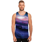 Spiral Milky Way Print Men's Tank Top