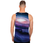 Spiral Milky Way Print Men's Tank Top