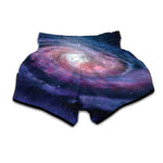 Spiral Milky Way Print Muay Thai Boxing Shorts