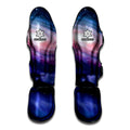 Spiral Milky Way Print Muay Thai Shin Guards
