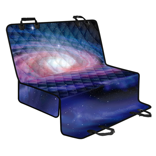 Spiral Milky Way Print Pet Car Back Seat Cover