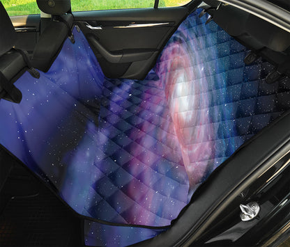 Spiral Milky Way Print Pet Car Back Seat Cover