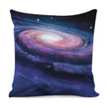 Spiral Milky Way Print Pillow Cover