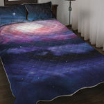 Spiral Milky Way Print Quilt Bed Set