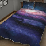 Spiral Milky Way Print Quilt Bed Set