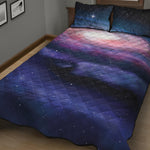 Spiral Milky Way Print Quilt Bed Set