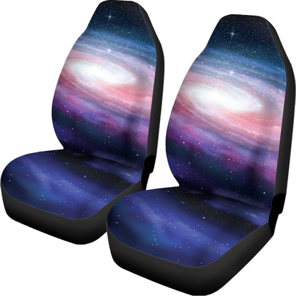 Spiral Milky Way Print Universal Fit Car Seat Covers