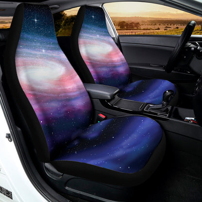 Spiral Milky Way Print Universal Fit Car Seat Covers