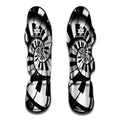 Spiral Piano Keyboard Print Muay Thai Shin Guards