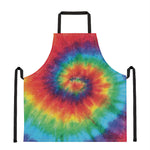 Spiral Tie Dye Print Apron