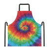 Spiral Tie Dye Print Apron