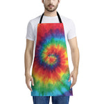 Spiral Tie Dye Print Apron