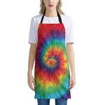 Spiral Tie Dye Print Apron