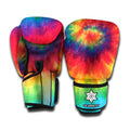 Spiral Tie Dye Print Boxing Gloves