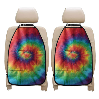 Spiral Tie Dye Print Car Seat Organizers