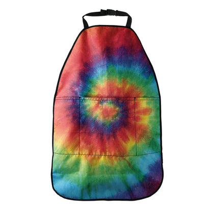 Spiral Tie Dye Print Car Seat Organizers