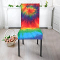 Spiral Tie Dye Print Dining Chair Slipcover