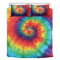 Spiral Tie Dye Print Duvet Cover Bedding Set