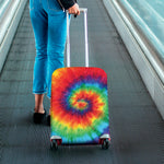 Spiral Tie Dye Print Luggage Cover