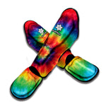 Spiral Tie Dye Print Muay Thai Shin Guard