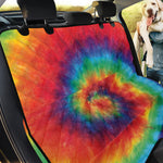 Spiral Tie Dye Print Pet Car Back Seat Cover