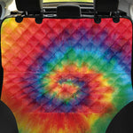 Spiral Tie Dye Print Pet Car Back Seat Cover