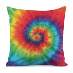 Spiral Tie Dye Print Pillow Cover