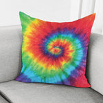 Spiral Tie Dye Print Pillow Cover