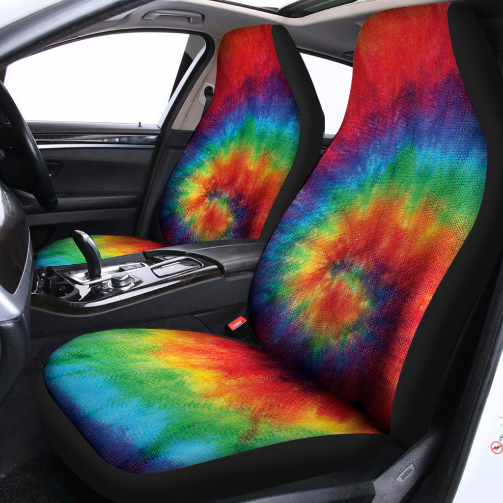 Spiral Tie Dye Print Universal Fit Car Seat Covers