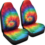 Spiral Tie Dye Print Universal Fit Car Seat Covers