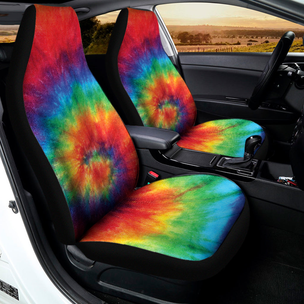 Spiral Tie Dye Print Universal Fit Car Seat Covers