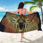 Spiritual Deer Mandala Print Beach Sarong Wrap