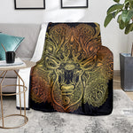 Spiritual Deer Mandala Print Blanket