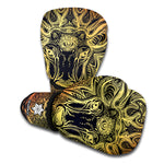 Spiritual Deer Mandala Print Boxing Gloves