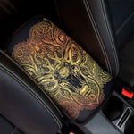 Spiritual Deer Mandala Print Car Center Console Cover