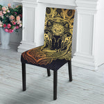Spiritual Deer Mandala Print Dining Chair Slipcover