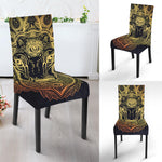 Spiritual Deer Mandala Print Dining Chair Slipcover