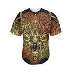Spiritual Deer Mandala Print Men's Baseball Jersey