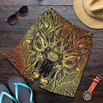 Spiritual Deer Mandala Print Men's Shorts